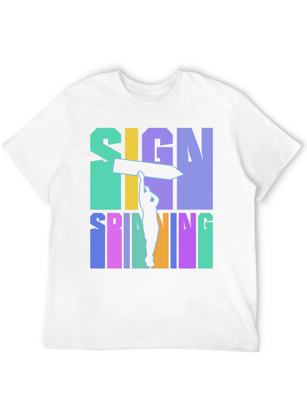 Sign Spinning Graphic Tee - Cool & Unique Design