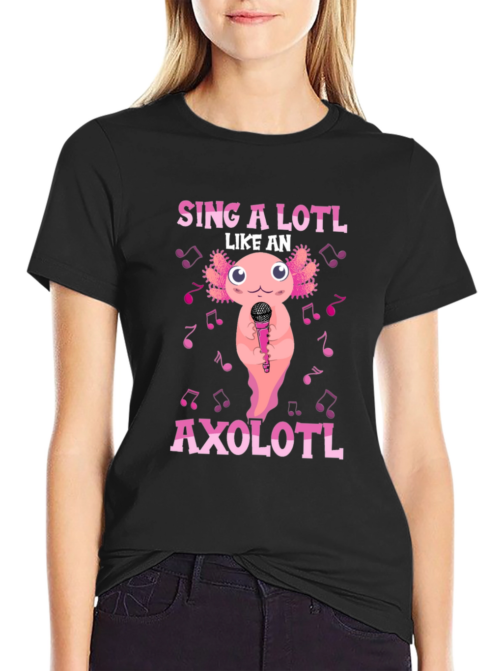 Sing A Lotl Like an Axolotl T-Shirt