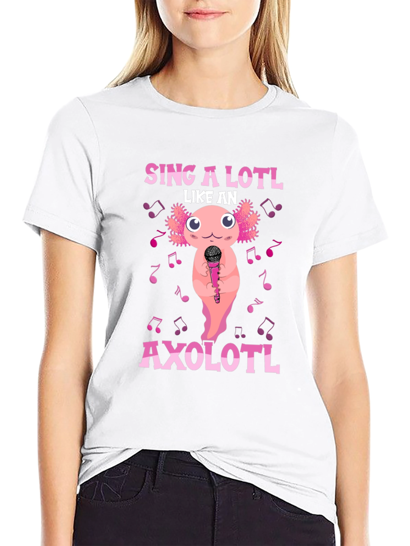 Sing A Lotl Like an Axolotl T-Shirt