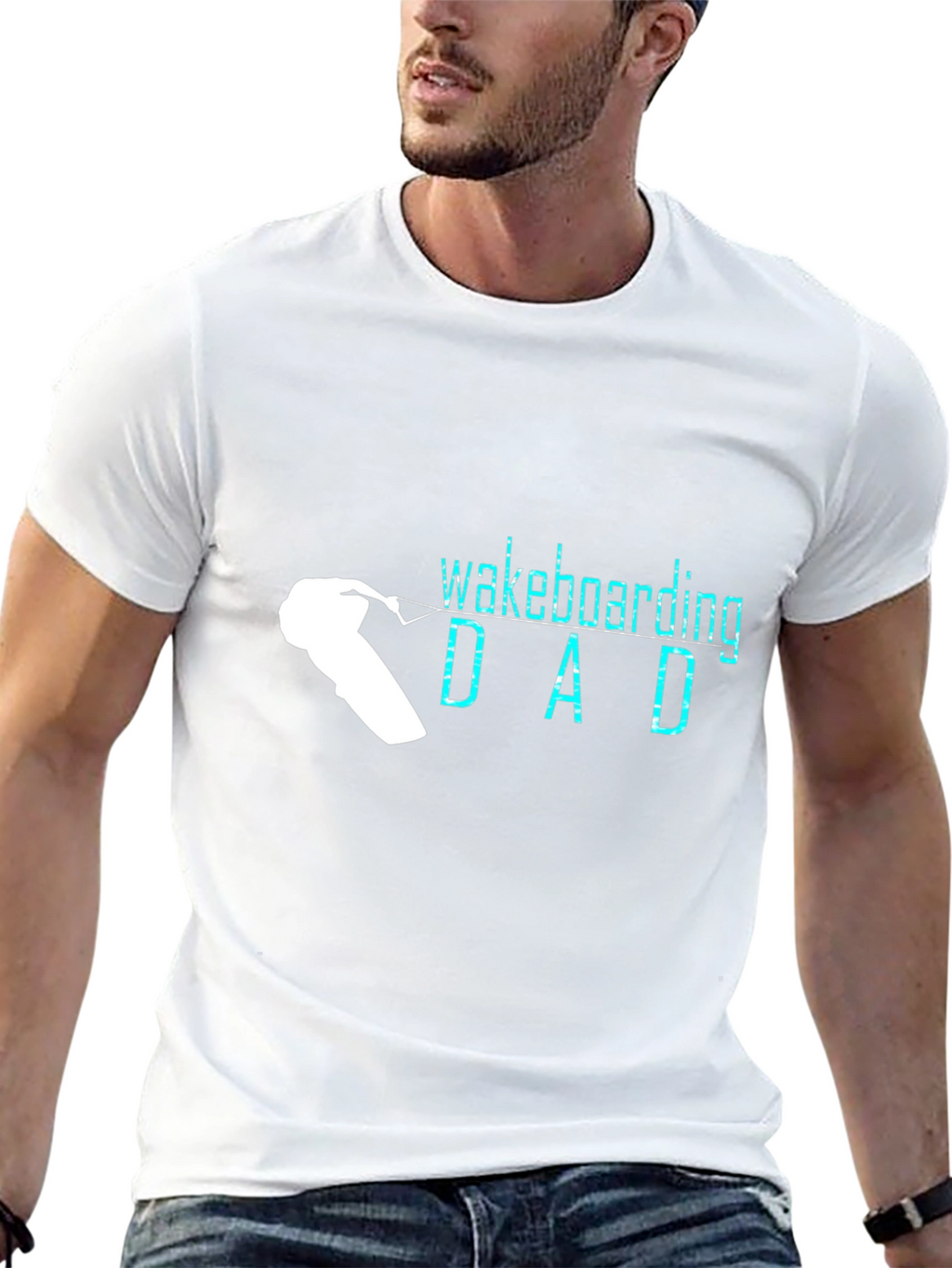 Wakeboarding Dad Graphic T-Shirt