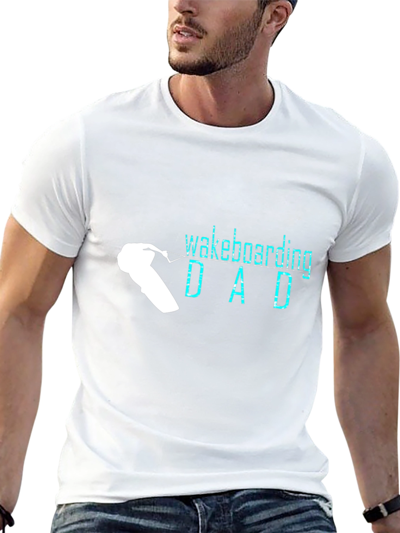 Wakeboarding Dad Graphic T-Shirt