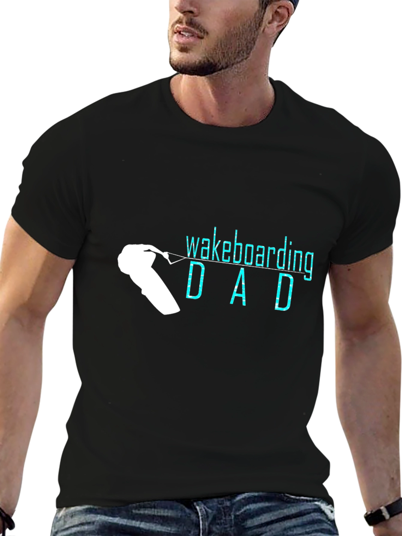 Wakeboarding Dad Graphic T-Shirt
