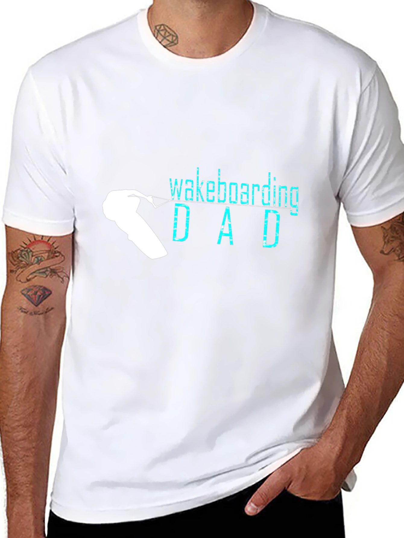 Wakeboarding Dad Graphic T-Shirt