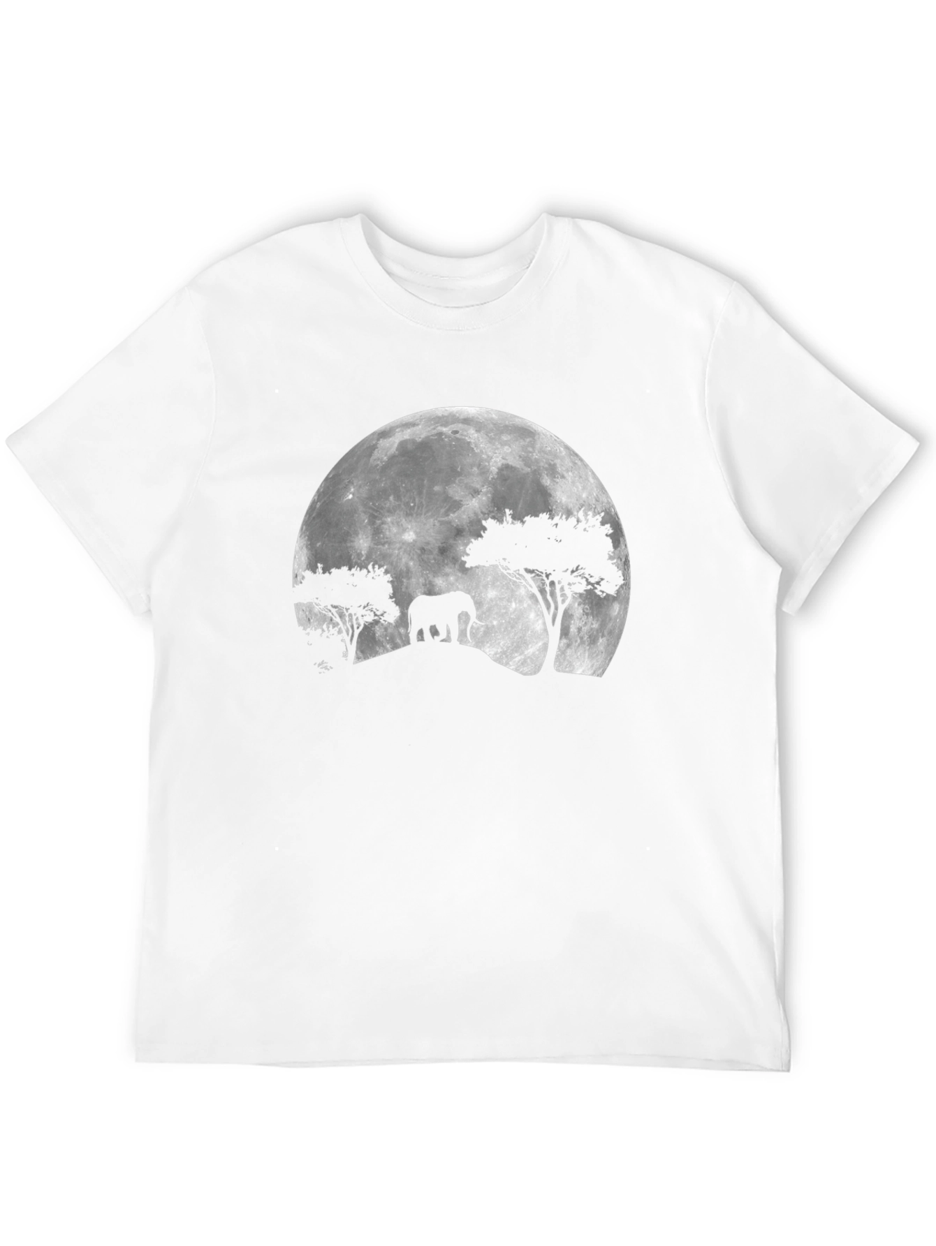 Elephant Moon Black T-Shirt