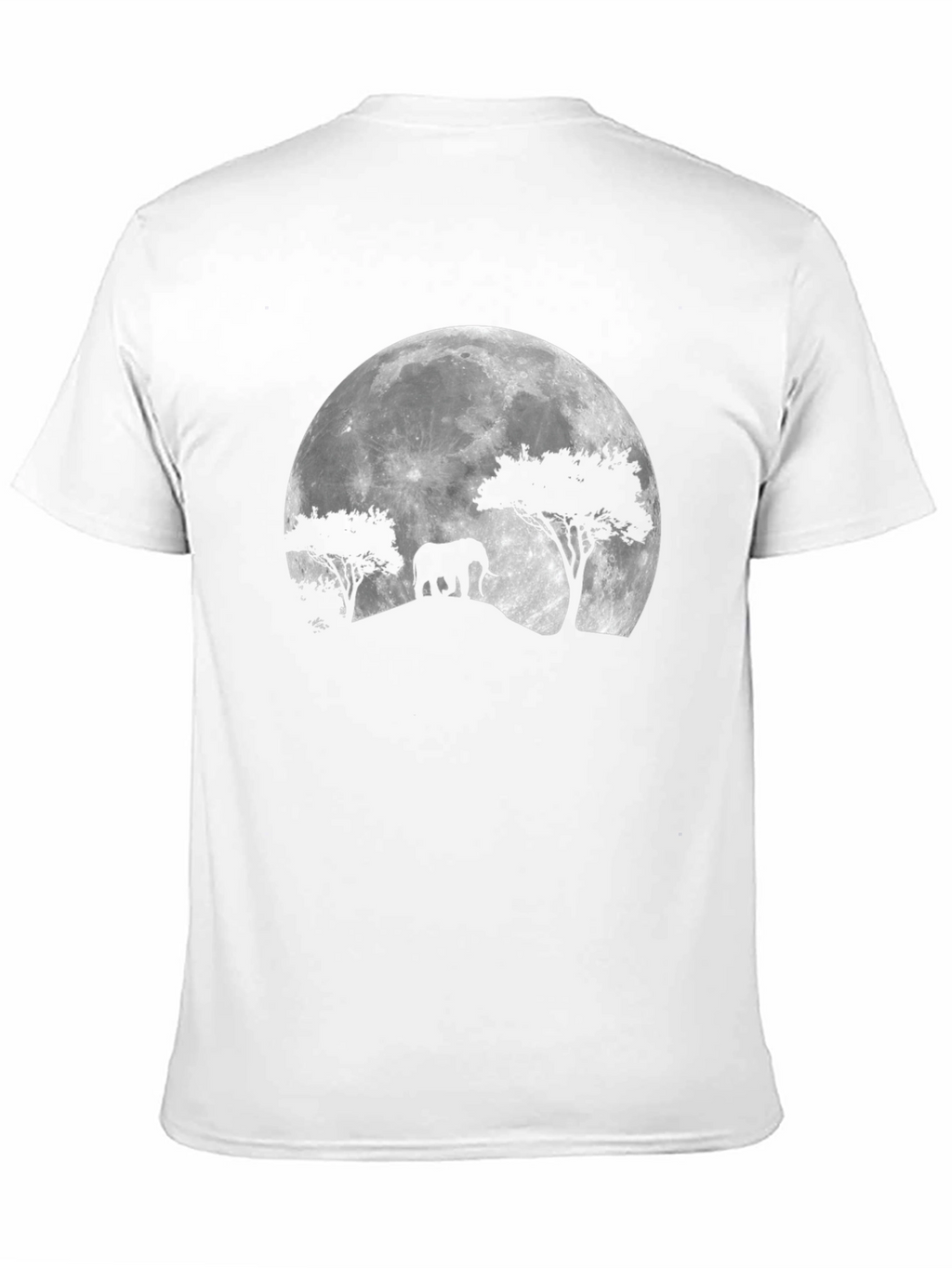 Elephant Moon Black T-Shirt