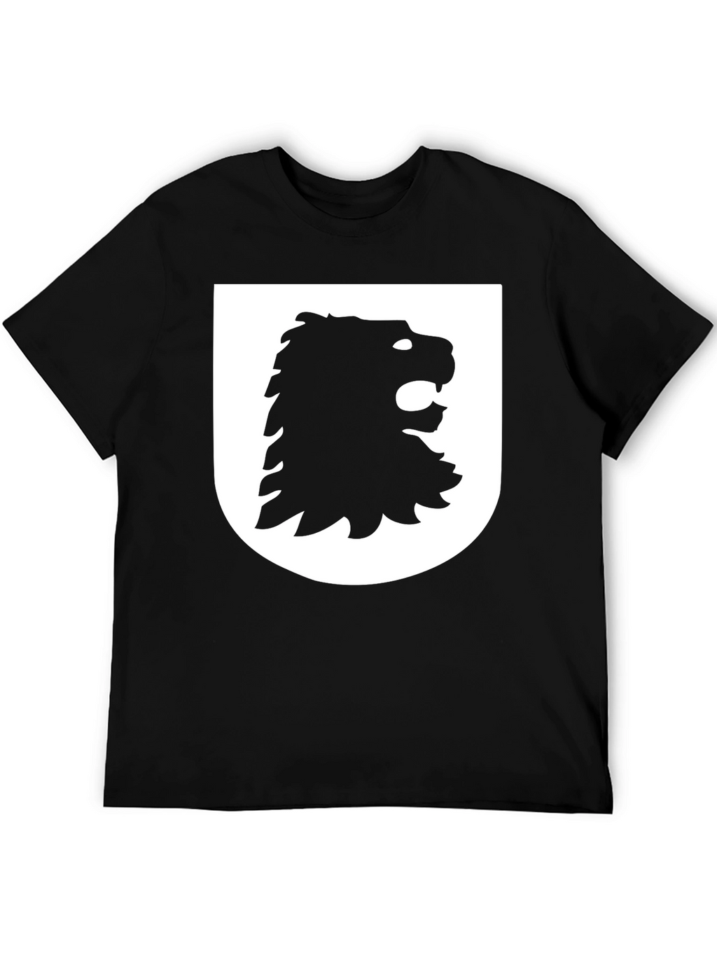 Lion Crest Graphic Black T-Shirt