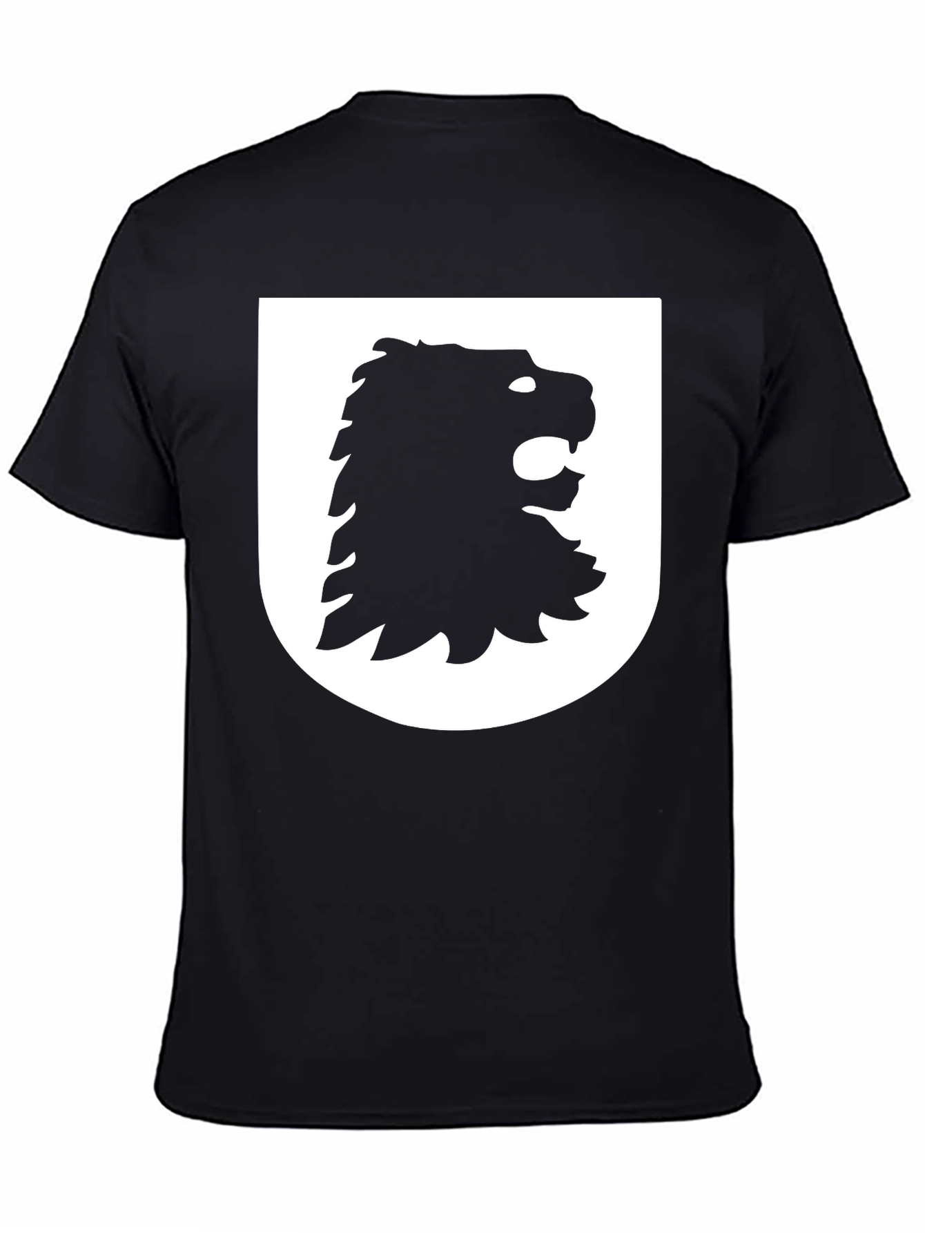 Lion Crest Graphic Black T-Shirt