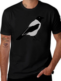 Raven Graphic T-Shirt - Classic Crow Design