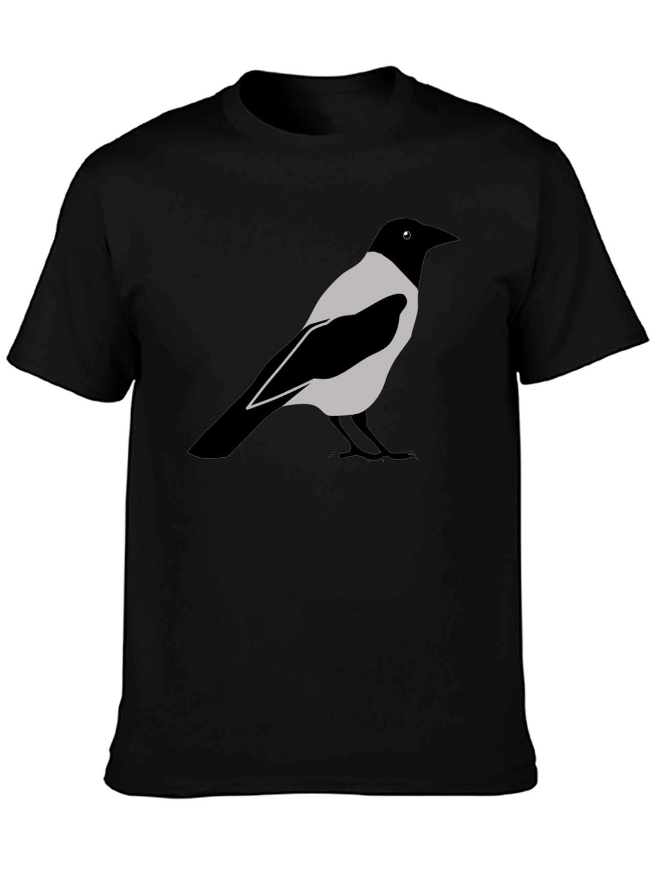 Raven Graphic T-Shirt - Classic Crow Design