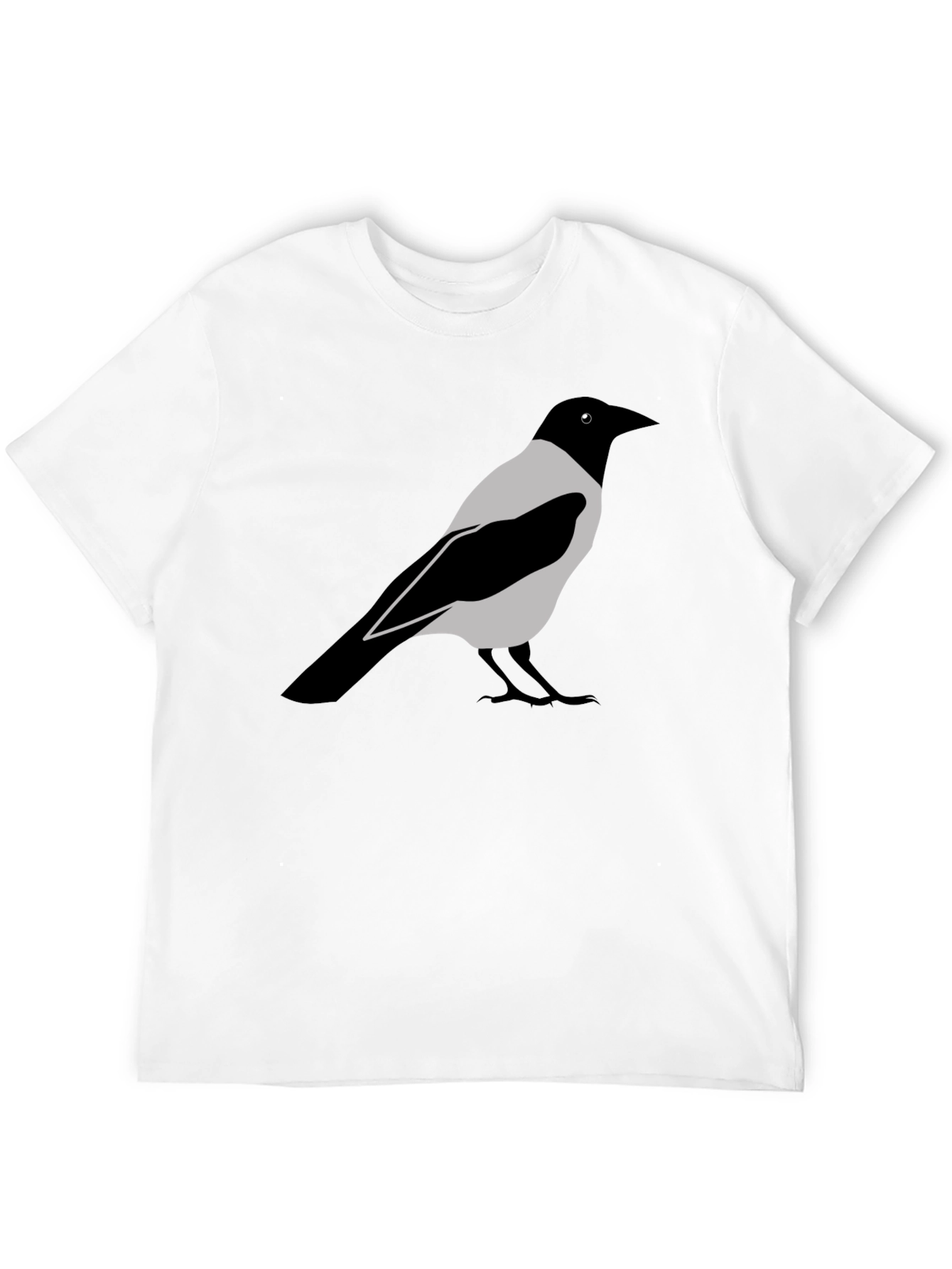 Raven Graphic T-Shirt - Classic Crow Design