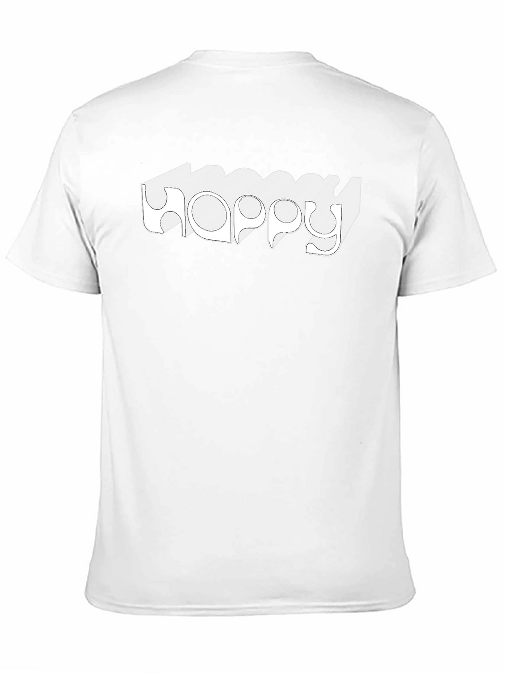 Happy Graphic Tee - Stylish Black Cotton T-Shirt