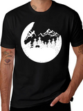Mountain Climber Graphic Tee - Black