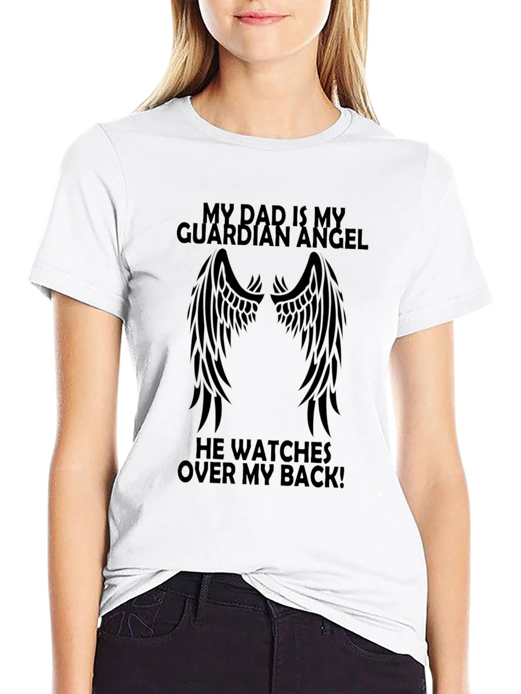 Guardian Angel Dad T-Shirt