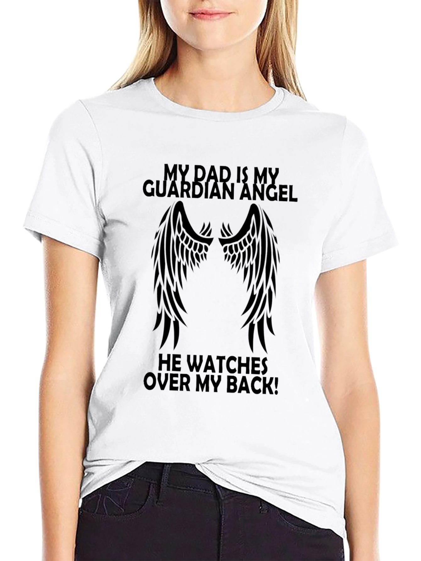 Guardian Angel Dad T-Shirt