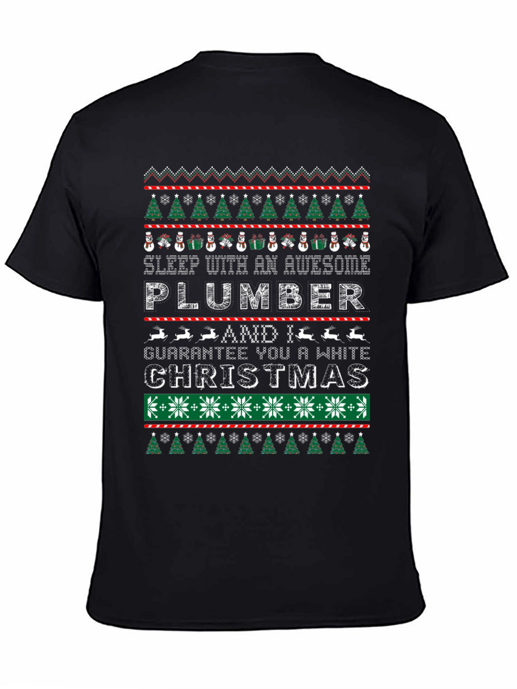 Awesome Plumber Ugly Christmas Sweater T-Shirt