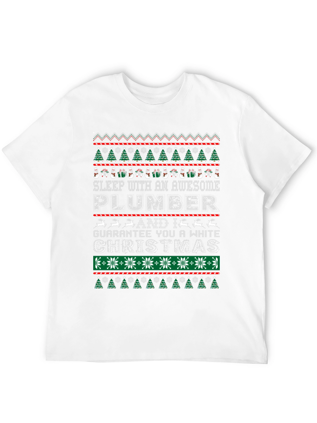 Awesome Plumber Ugly Christmas Sweater T-Shirt