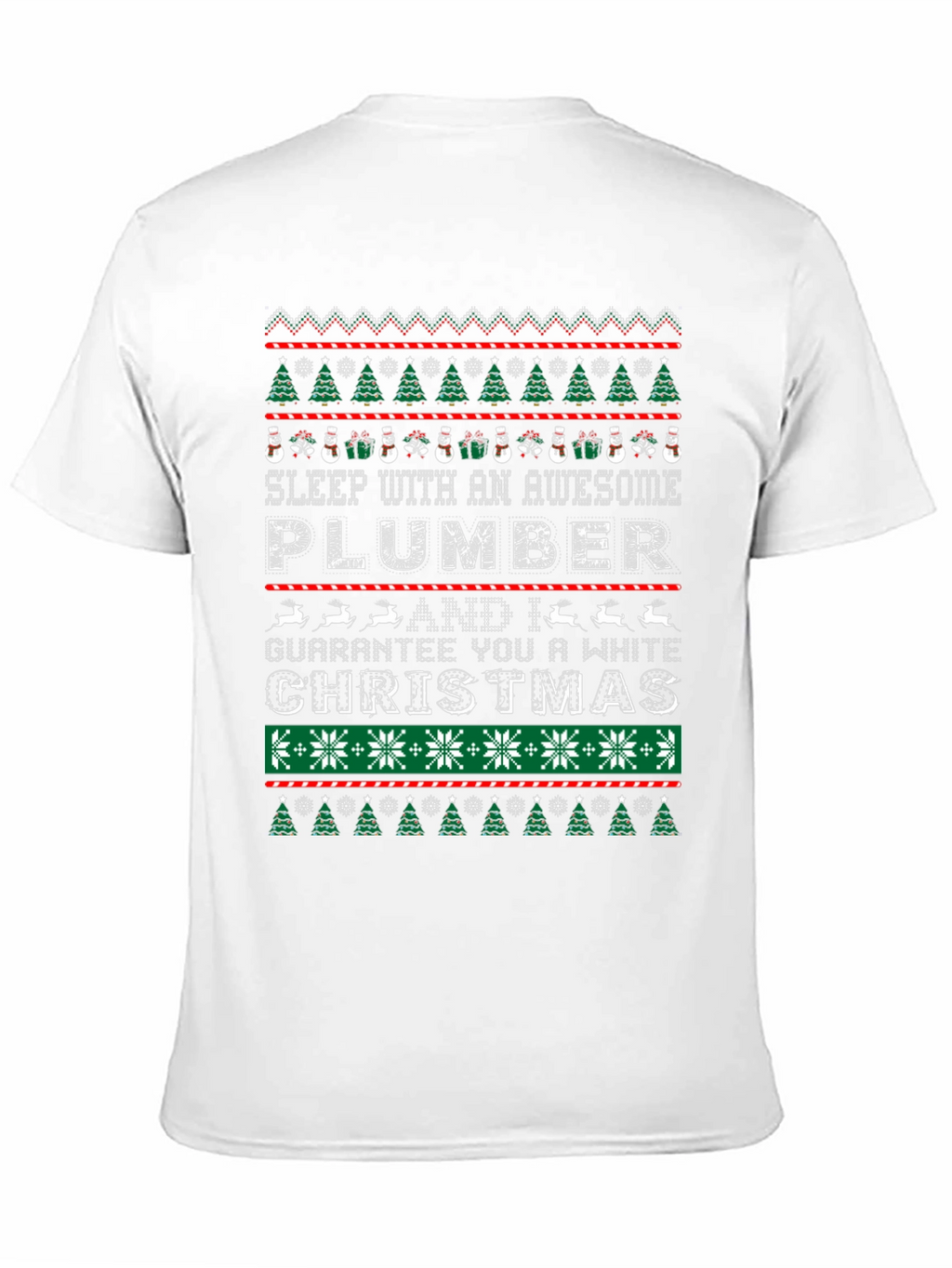 Awesome Plumber Ugly Christmas Sweater T-Shirt