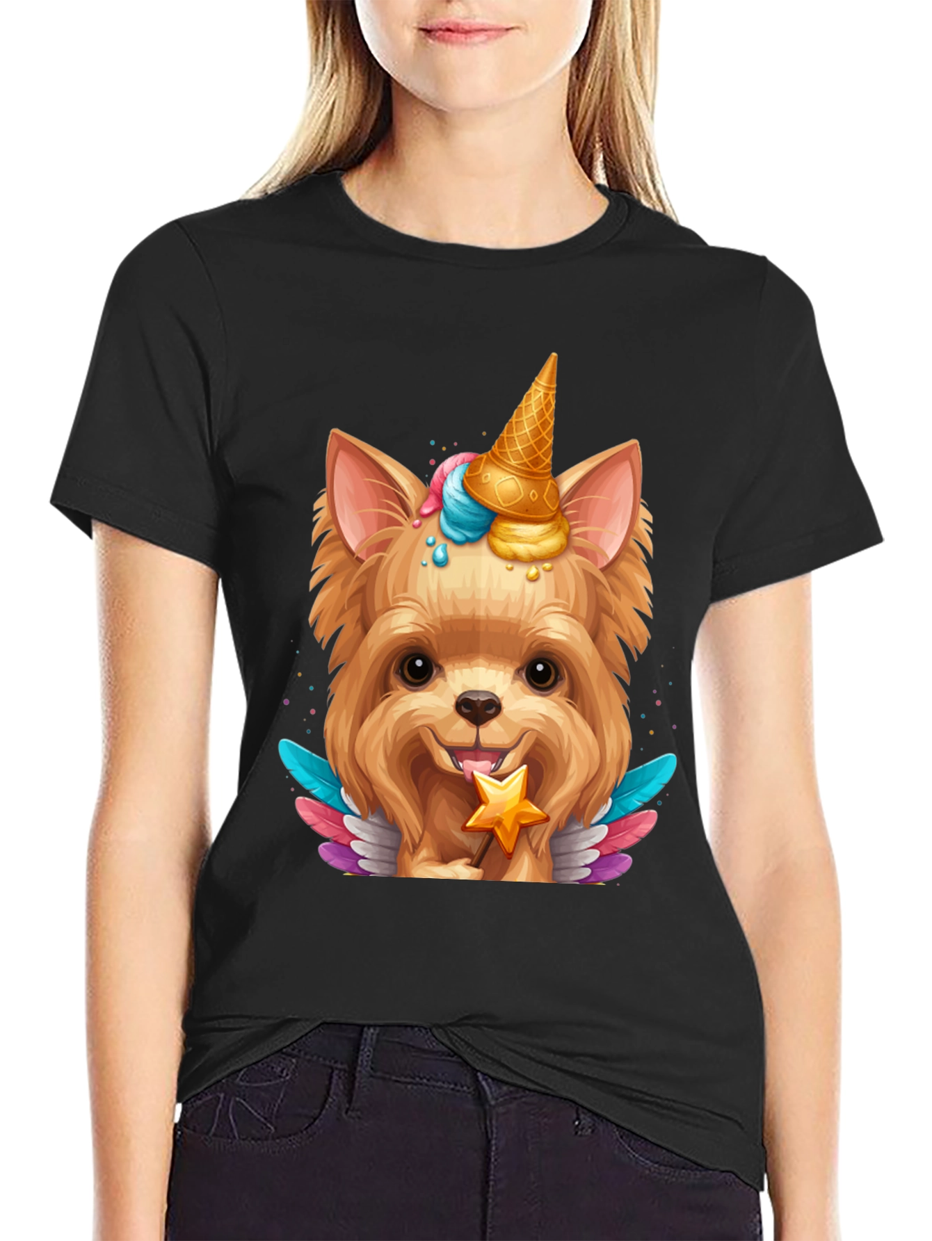 Unicorn Dog T-Shirt - Cute Pet Graphic Tee