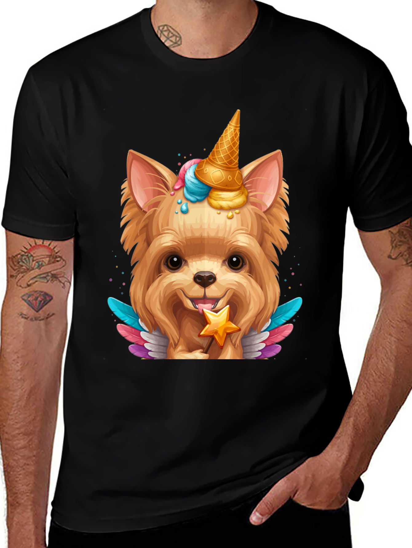 Unicorn Dog T-Shirt - Cute Pet Graphic Tee