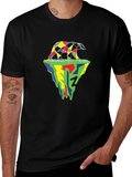 Geometric Polar Bear Iceberg Graphic Tee