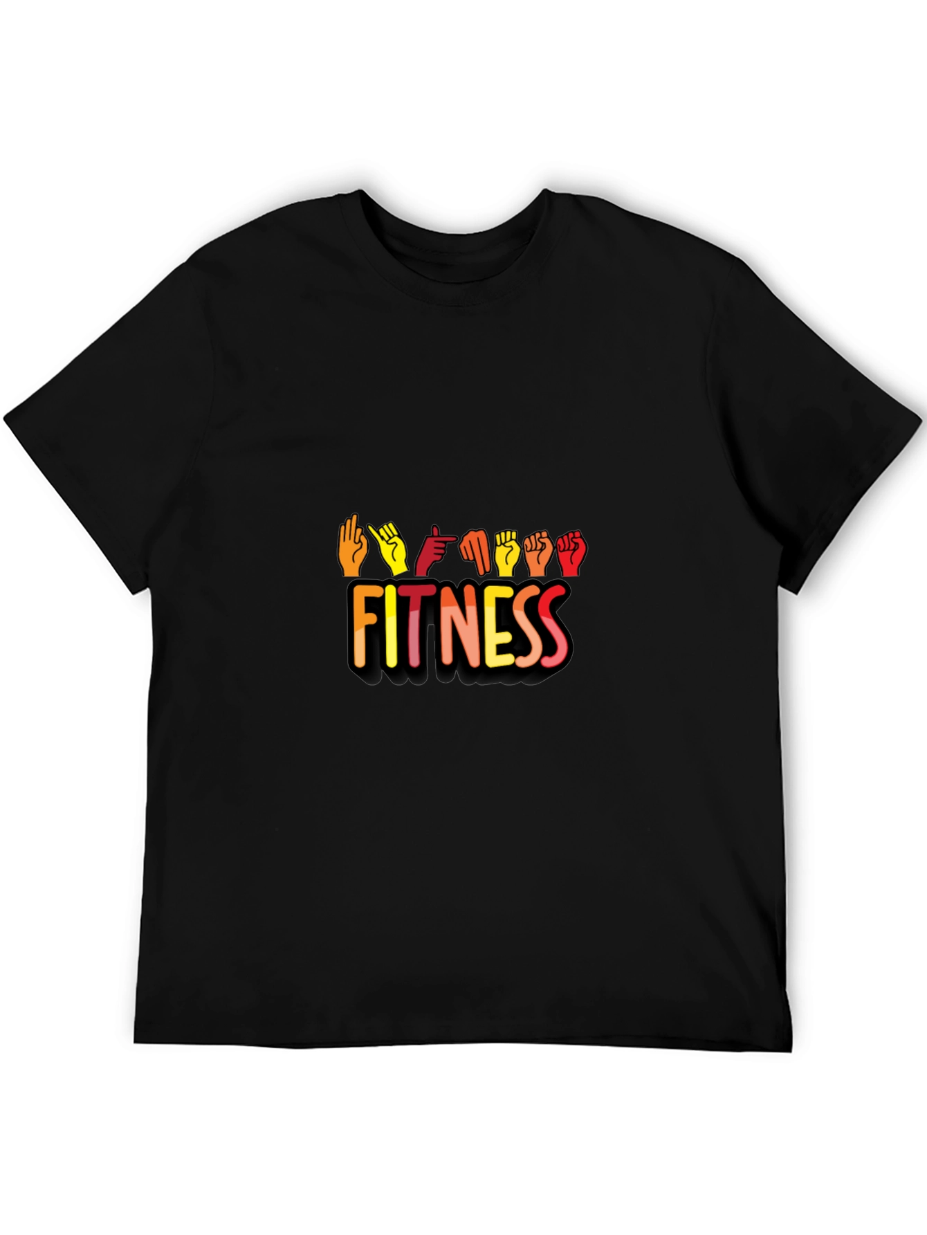 Fitness Sign Language Graphic Tee