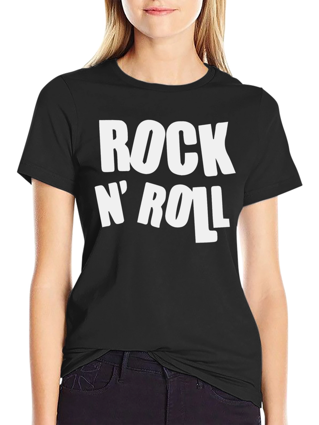 Rock N Roll Graphic Print T-Shirt