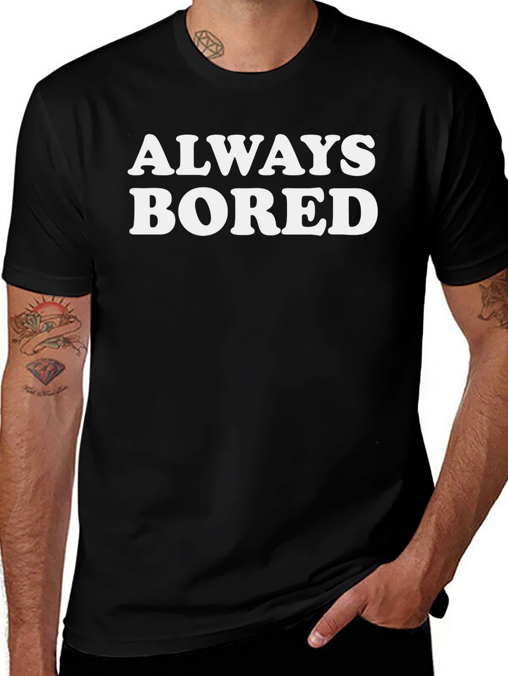 Always Bored Graphic T-Shirt - Unisex