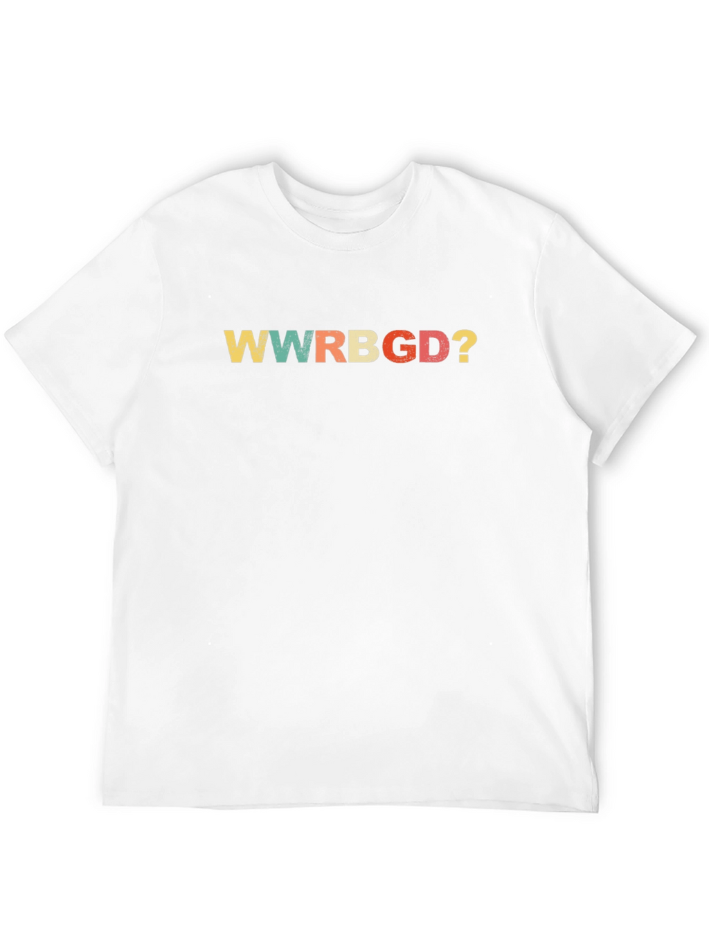 WWRBGD? Black Cotton Graphic T-Shirt