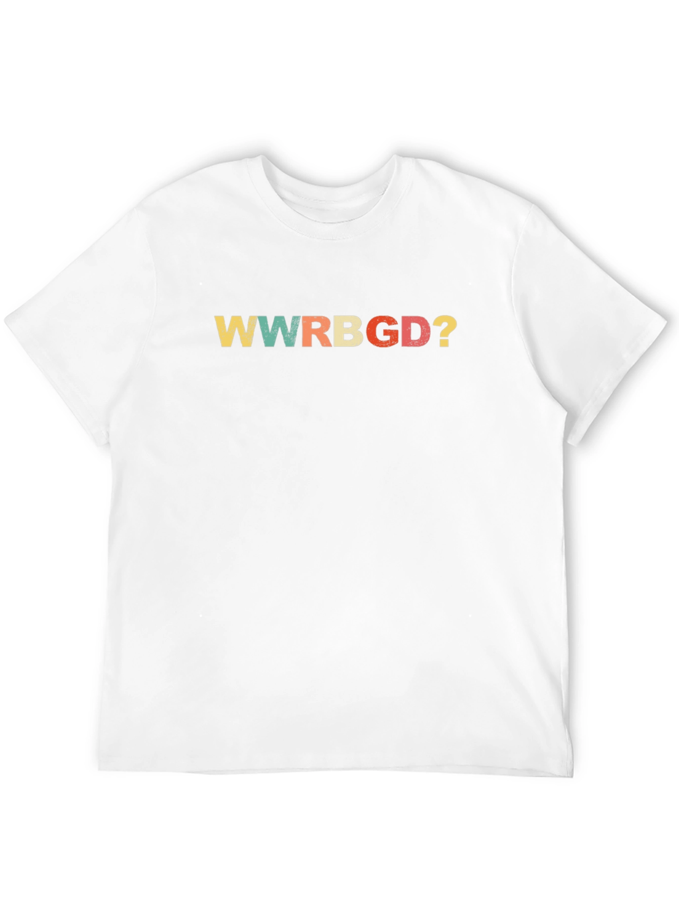 WWRBGD? Black Cotton Graphic T-Shirt
