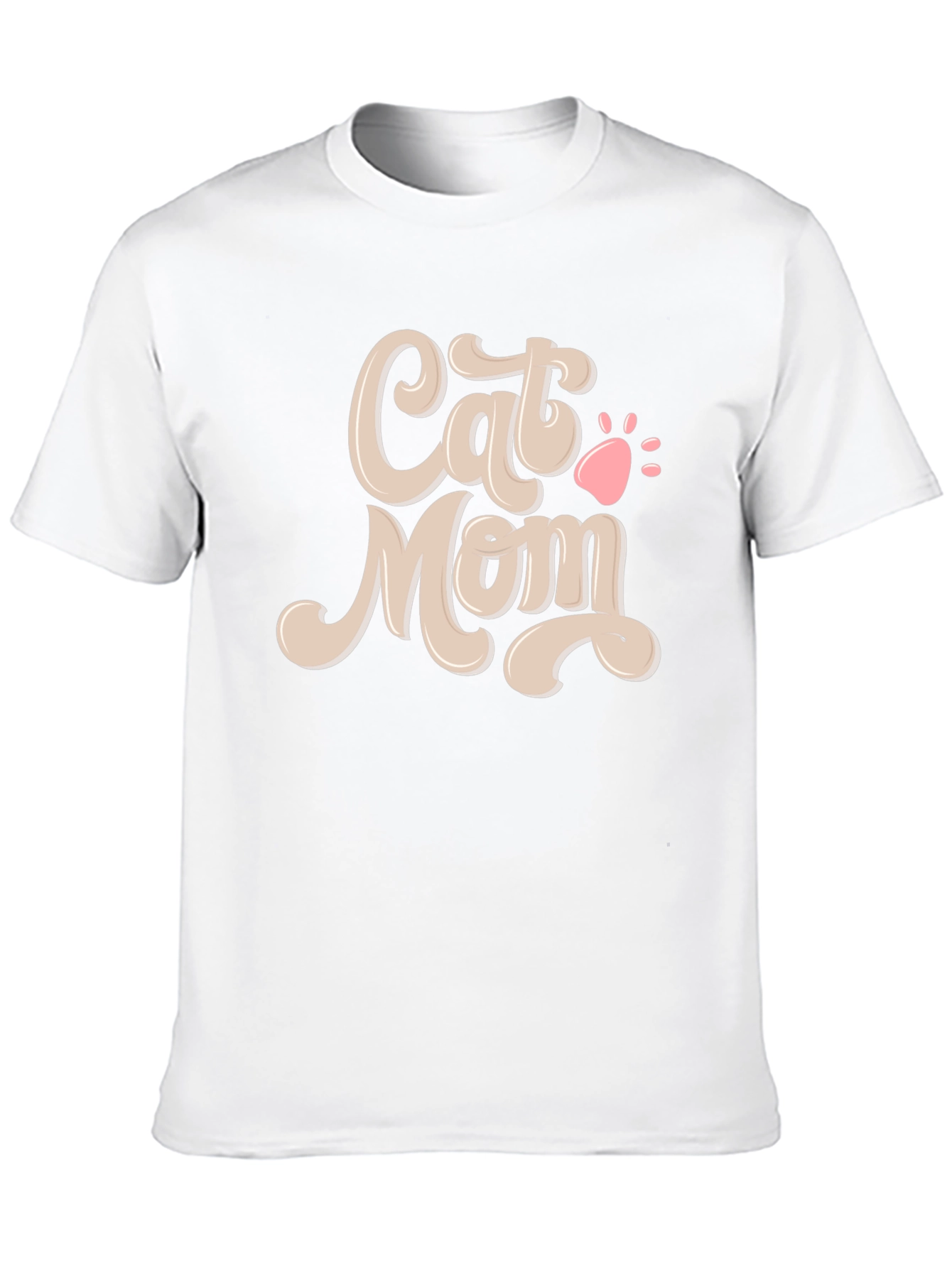 Cat Mom T-Shirt - Black Graphic Tee for Feline Lovers