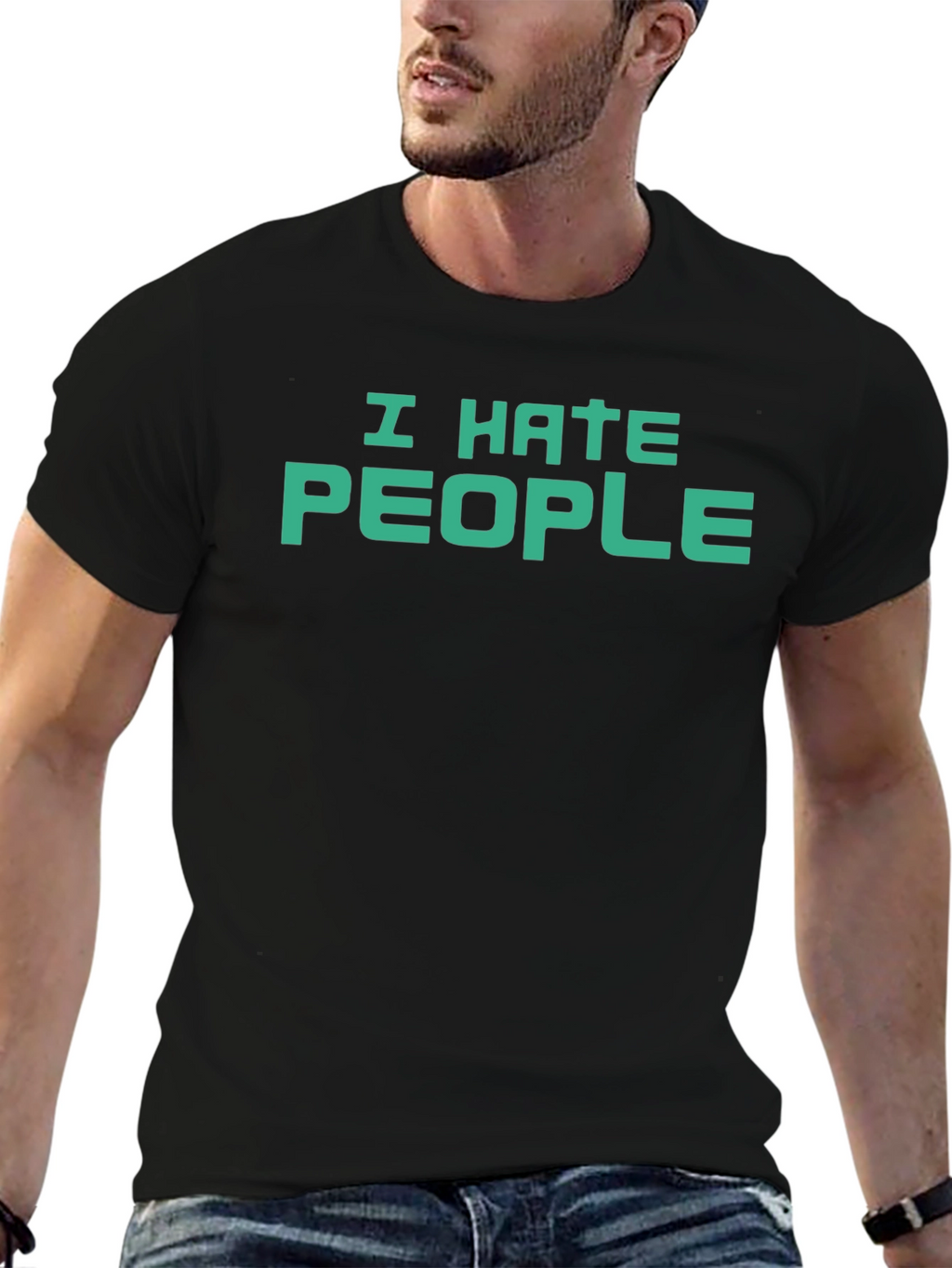 I Hate People Graphic T-Shirt - Anti-Social Tee