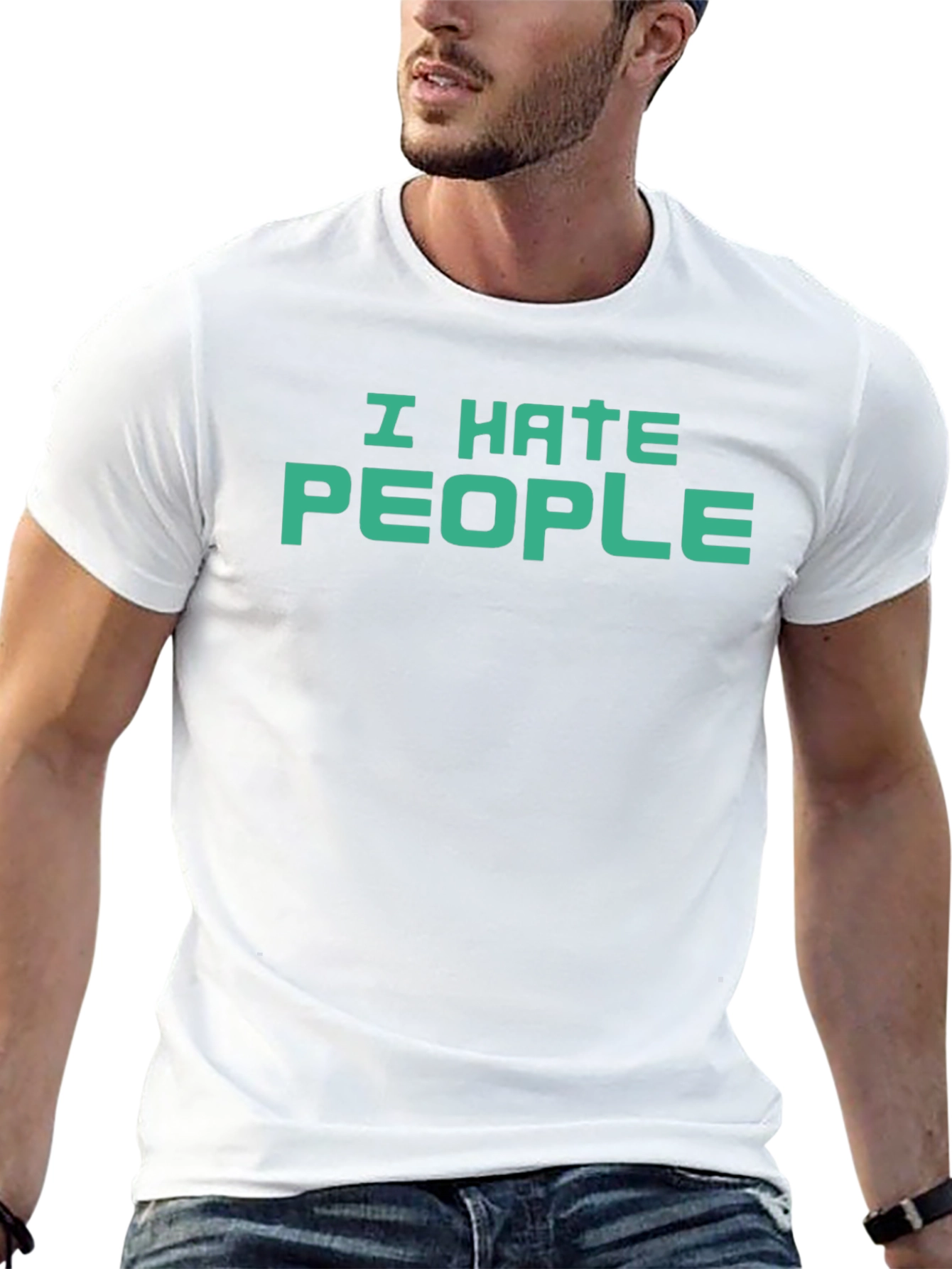 I Hate People Graphic T-Shirt - Anti-Social Tee
