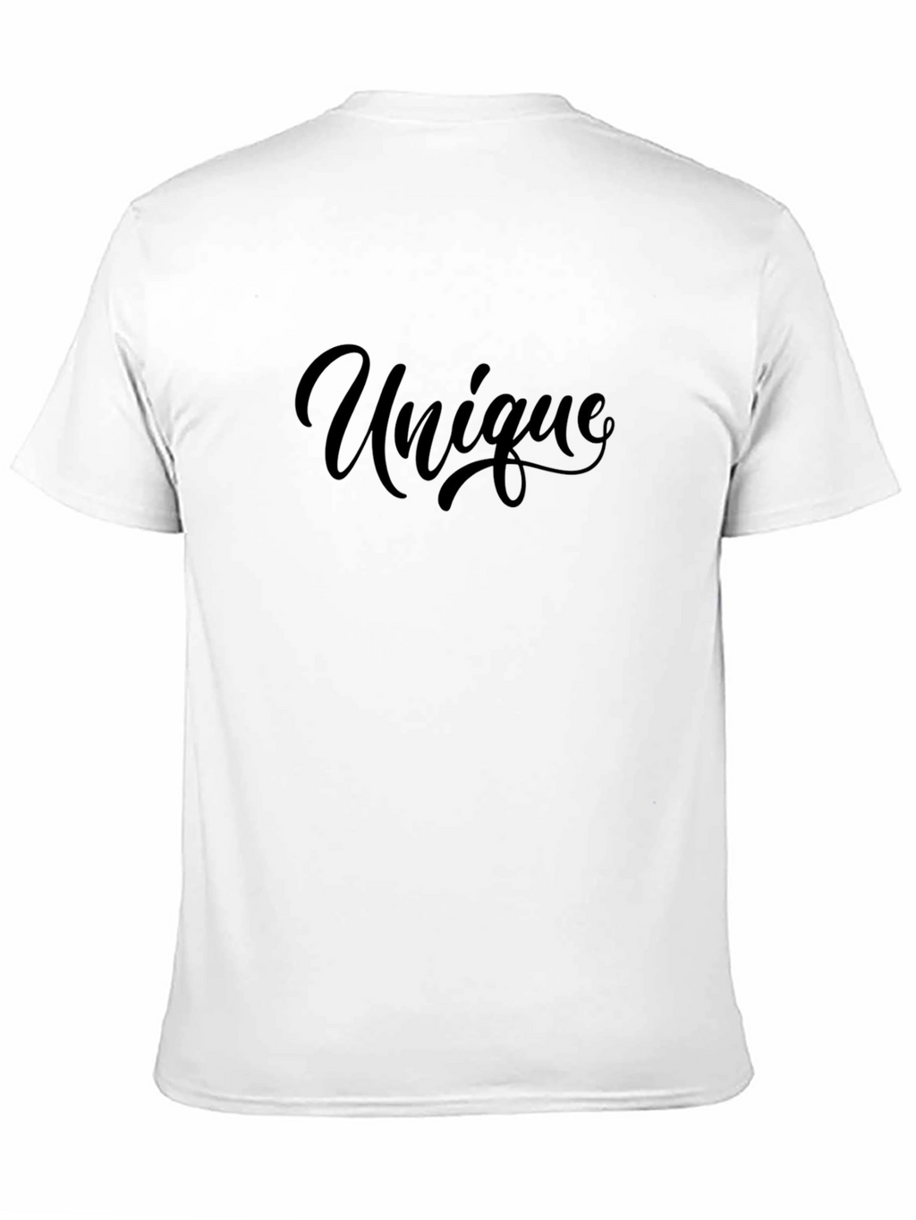 Unique Script Black T-Shirt