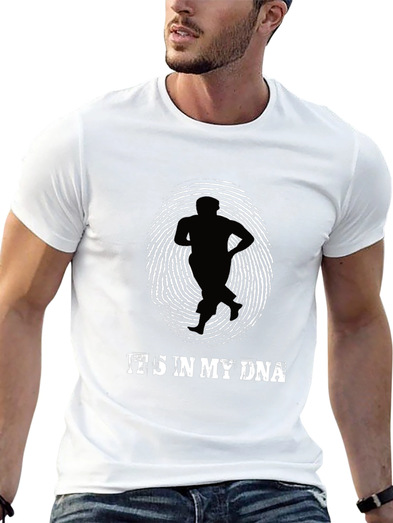 Its In My DNA Runner T-Shirt - Black