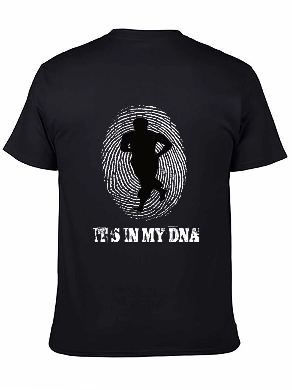 Its In My DNA Runner T-Shirt - Black
