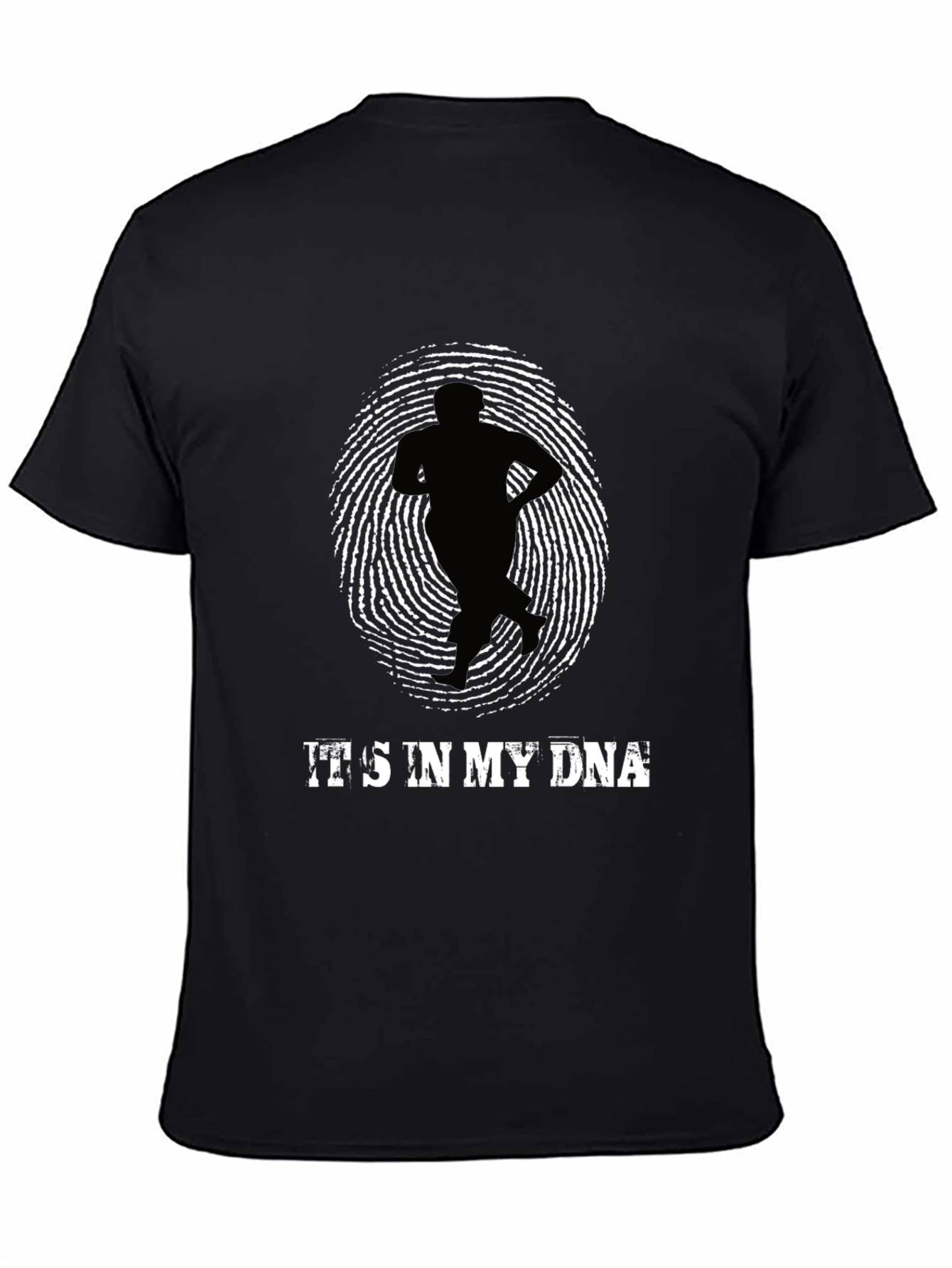 Its In My DNA Runner T-Shirt - Black