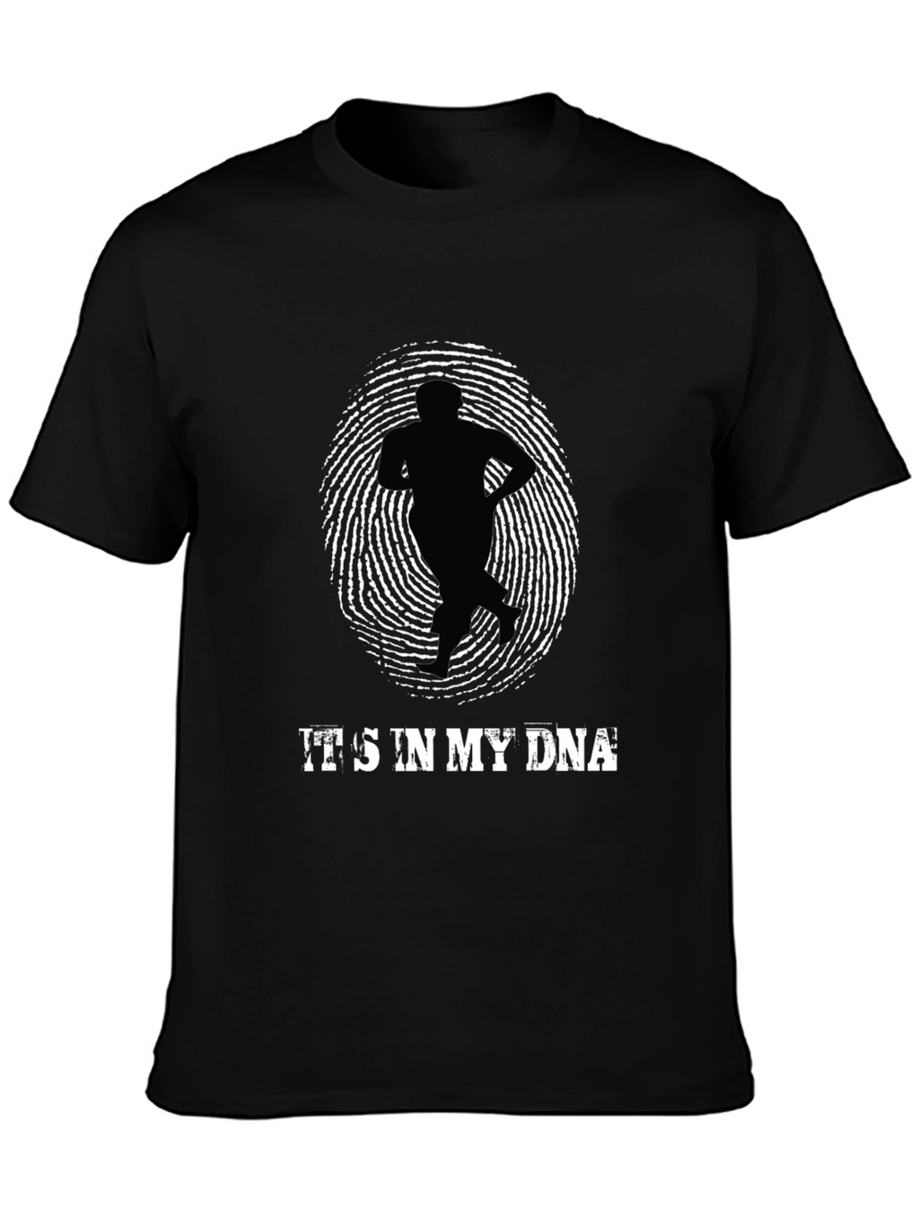 Its In My DNA Runner T-Shirt - Black