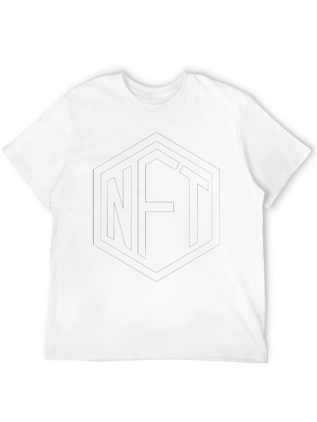 Mens Black NFT Graphic Tee - Crypto Fashion