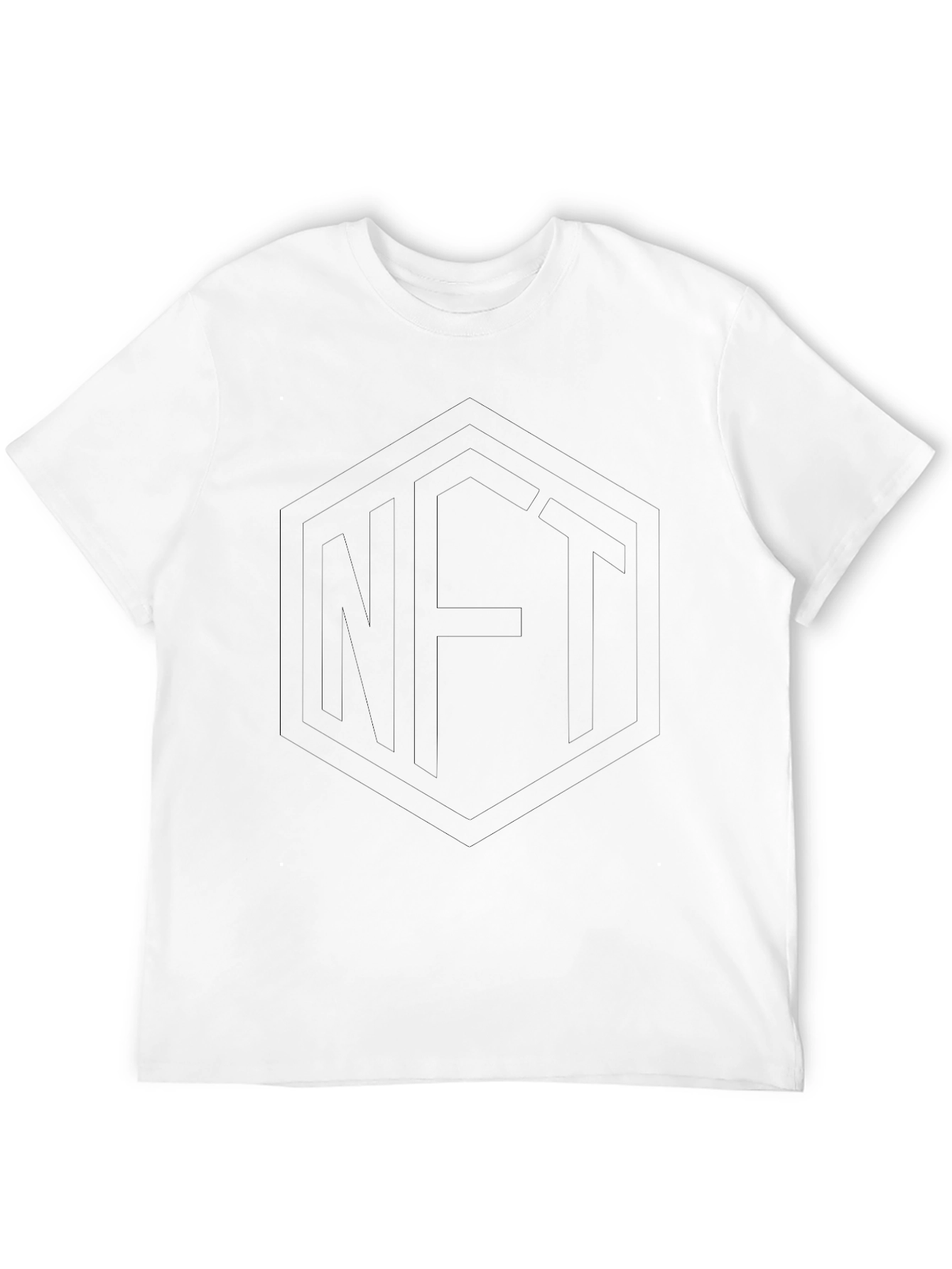 Mens Black NFT Graphic Tee - Crypto Fashion
