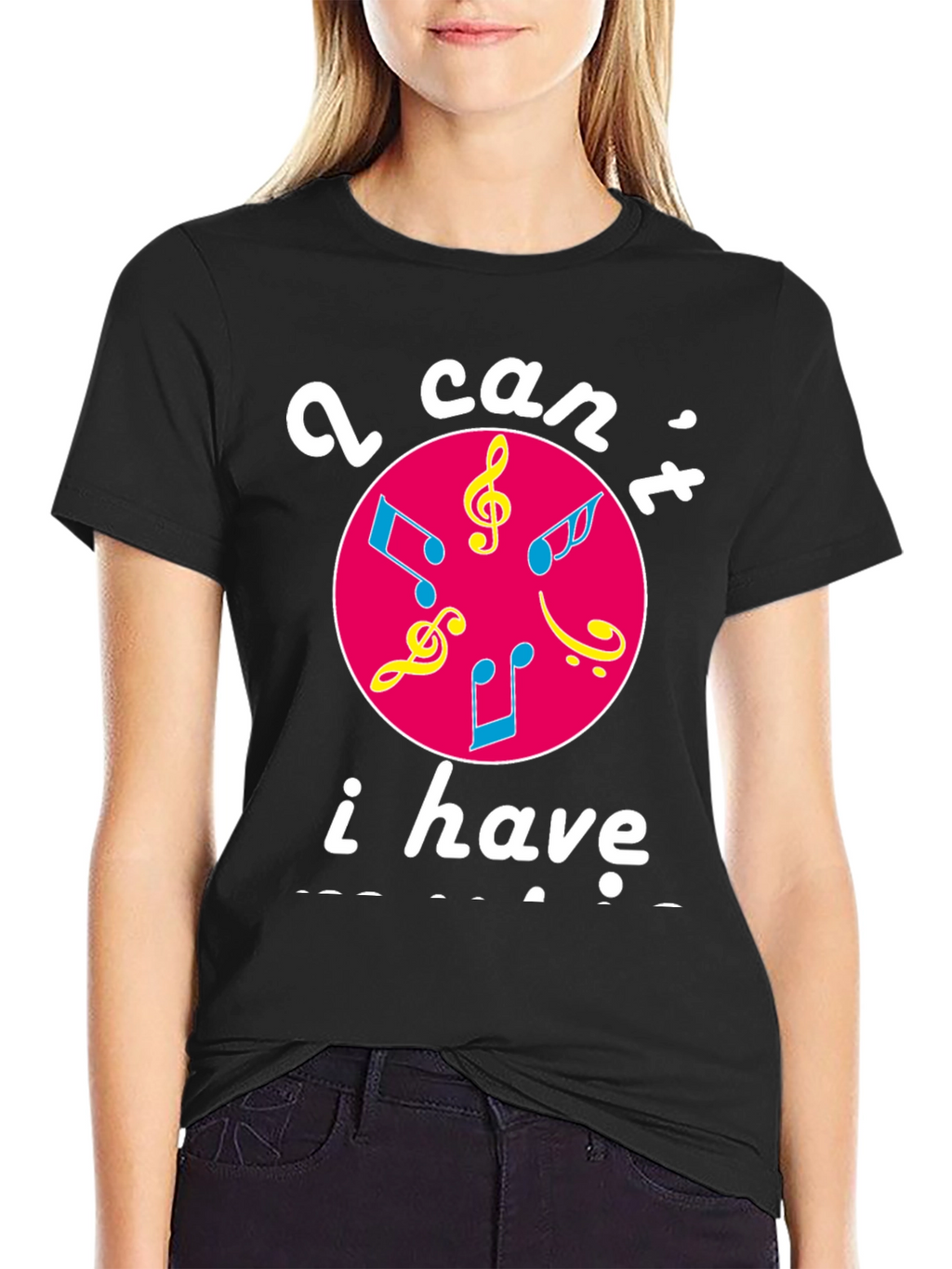 Musical Graphic T-Shirt - I Cant I Have Practice