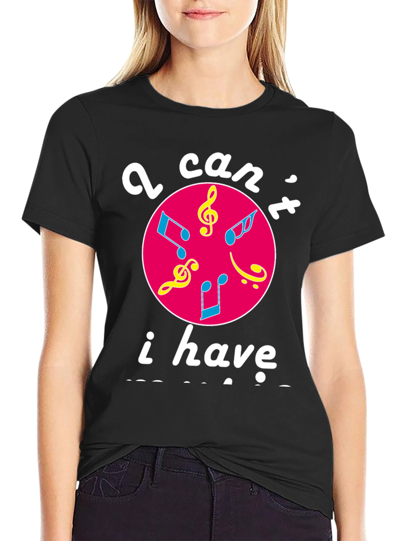 Musical Graphic T-Shirt - I Cant I Have Practice