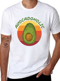 Avocadolohic Graphic Tee - Black Unisex T-Shirt