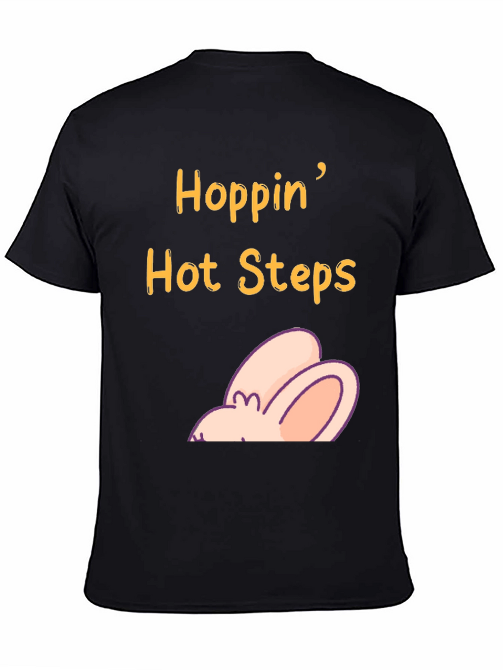 Hoppin Hot Steps Easter T-Shirt - Funny Rabbit Tee