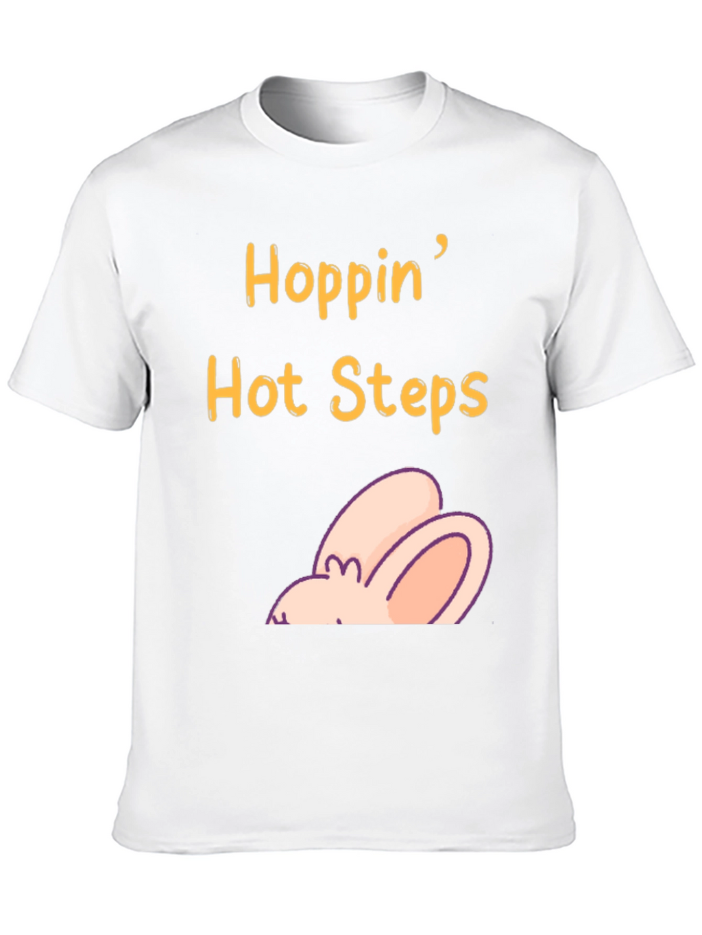 Hoppin Hot Steps Easter T-Shirt - Funny Rabbit Tee