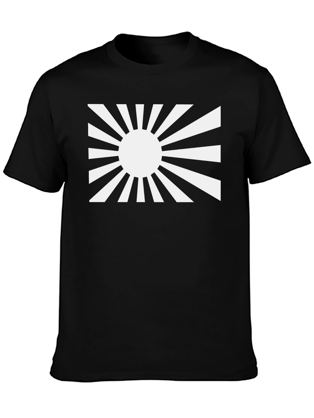 Rising Sun Graphic Tee - Black Cotton Blend