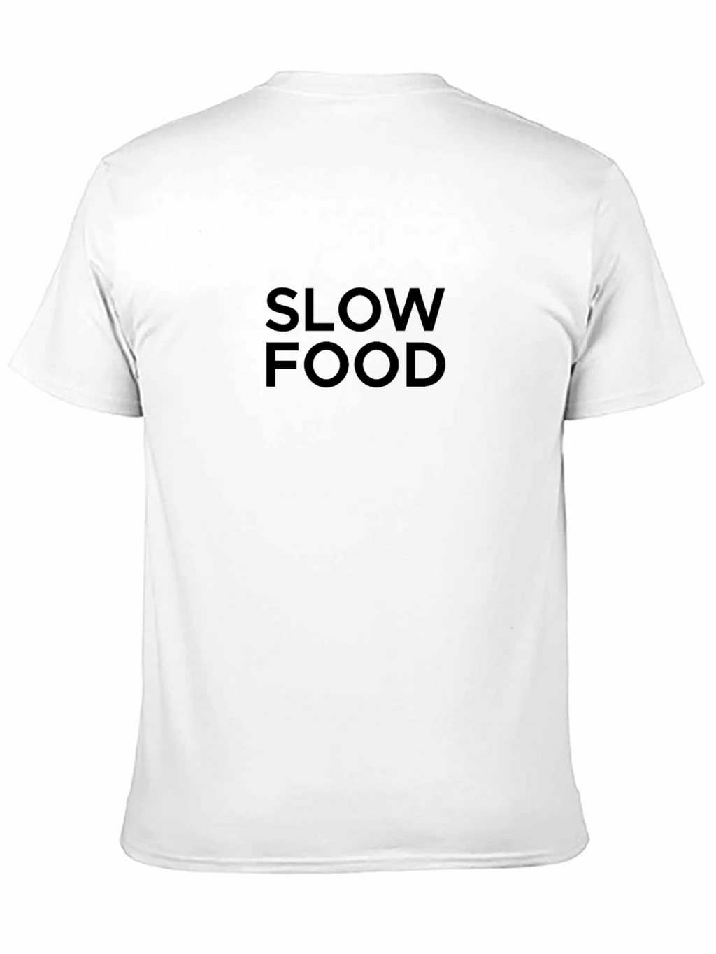 Slow Food Black T-Shirt - Modern Comfort