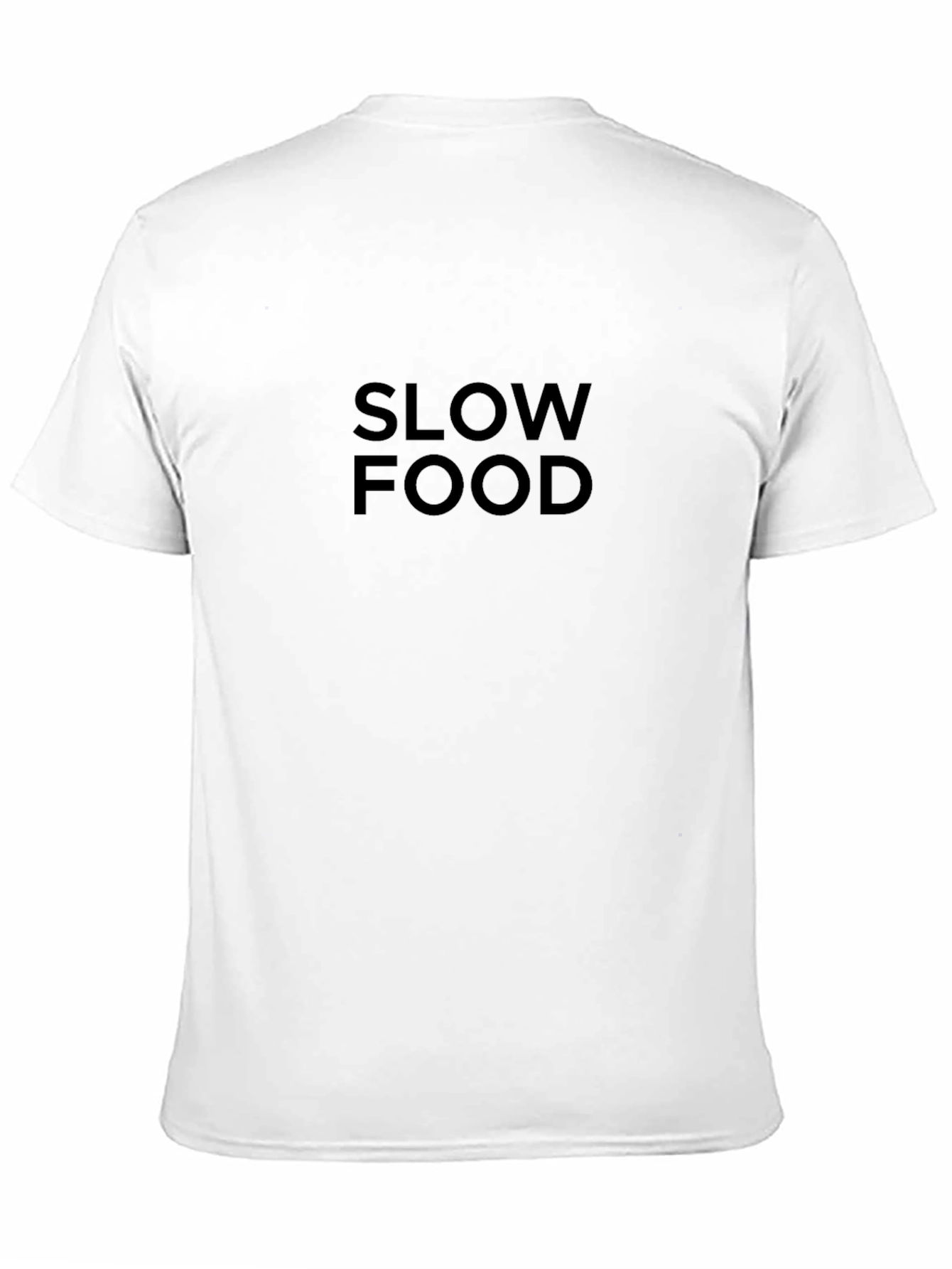 Slow Food Black T-Shirt - Modern Comfort