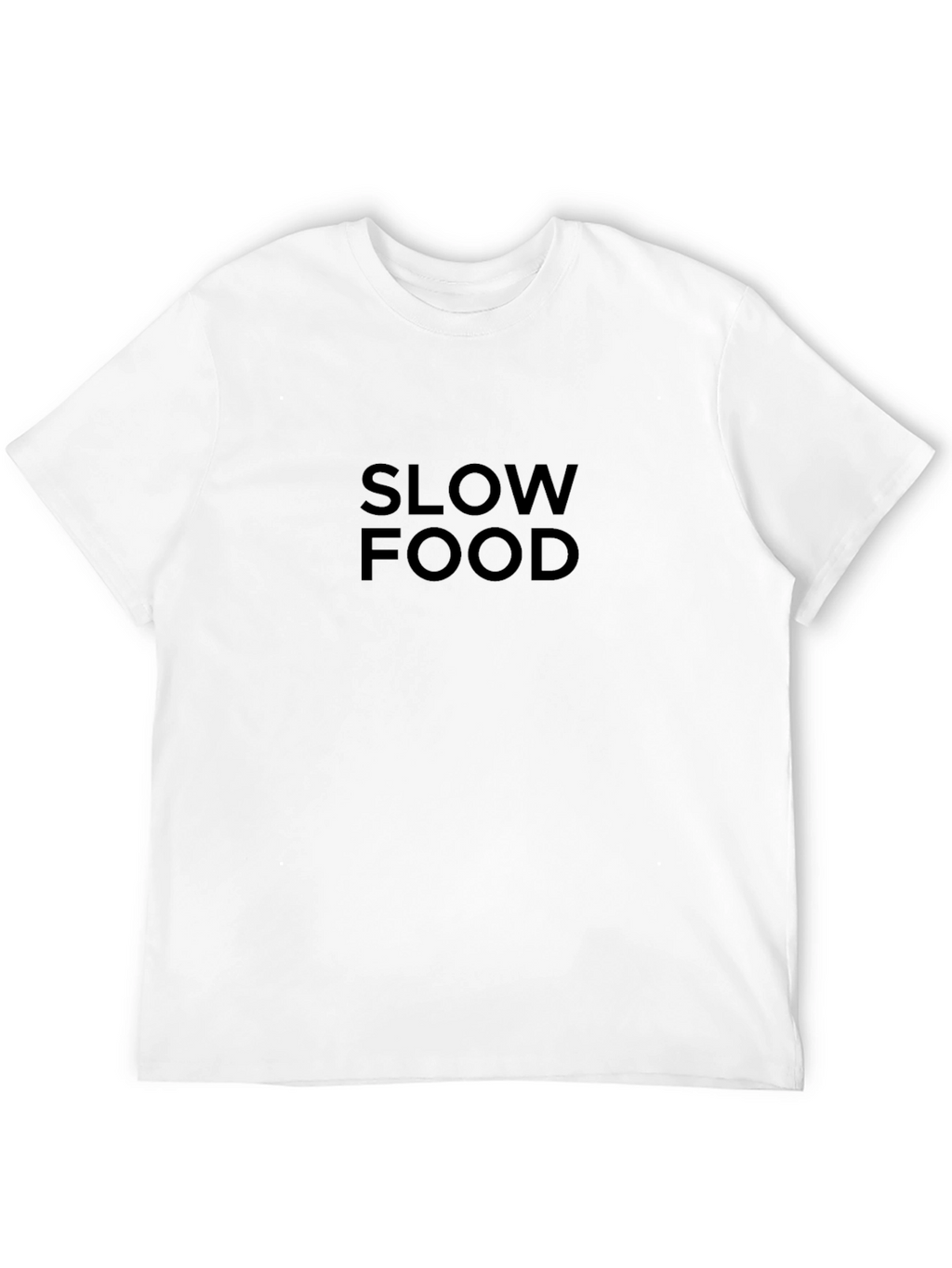 Slow Food Black T-Shirt - Modern Comfort