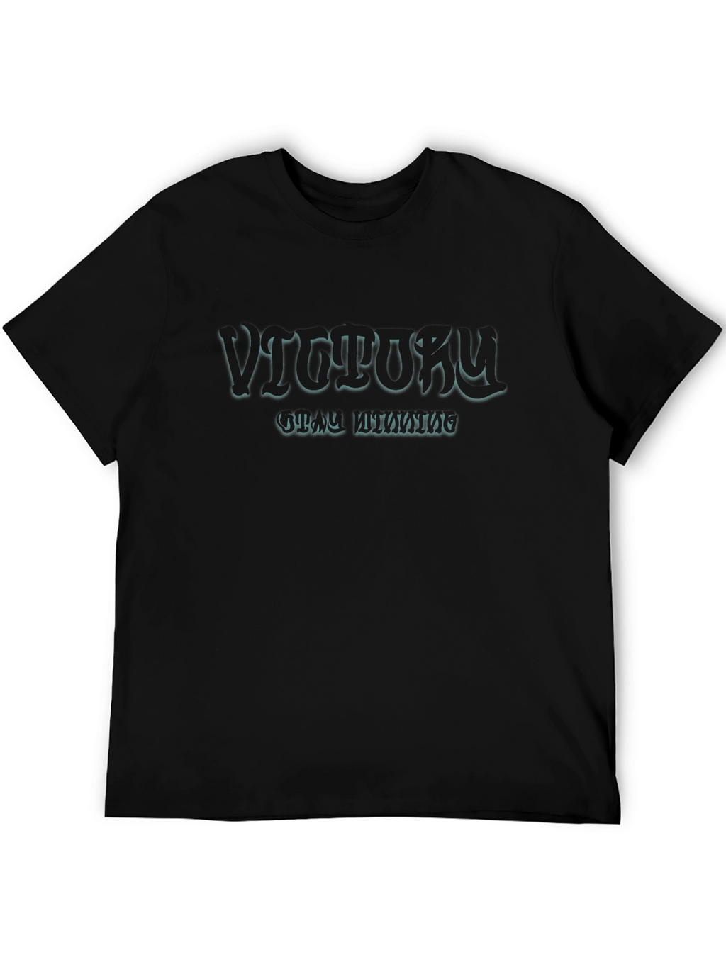 VJOLOKU Black Graphic Tee