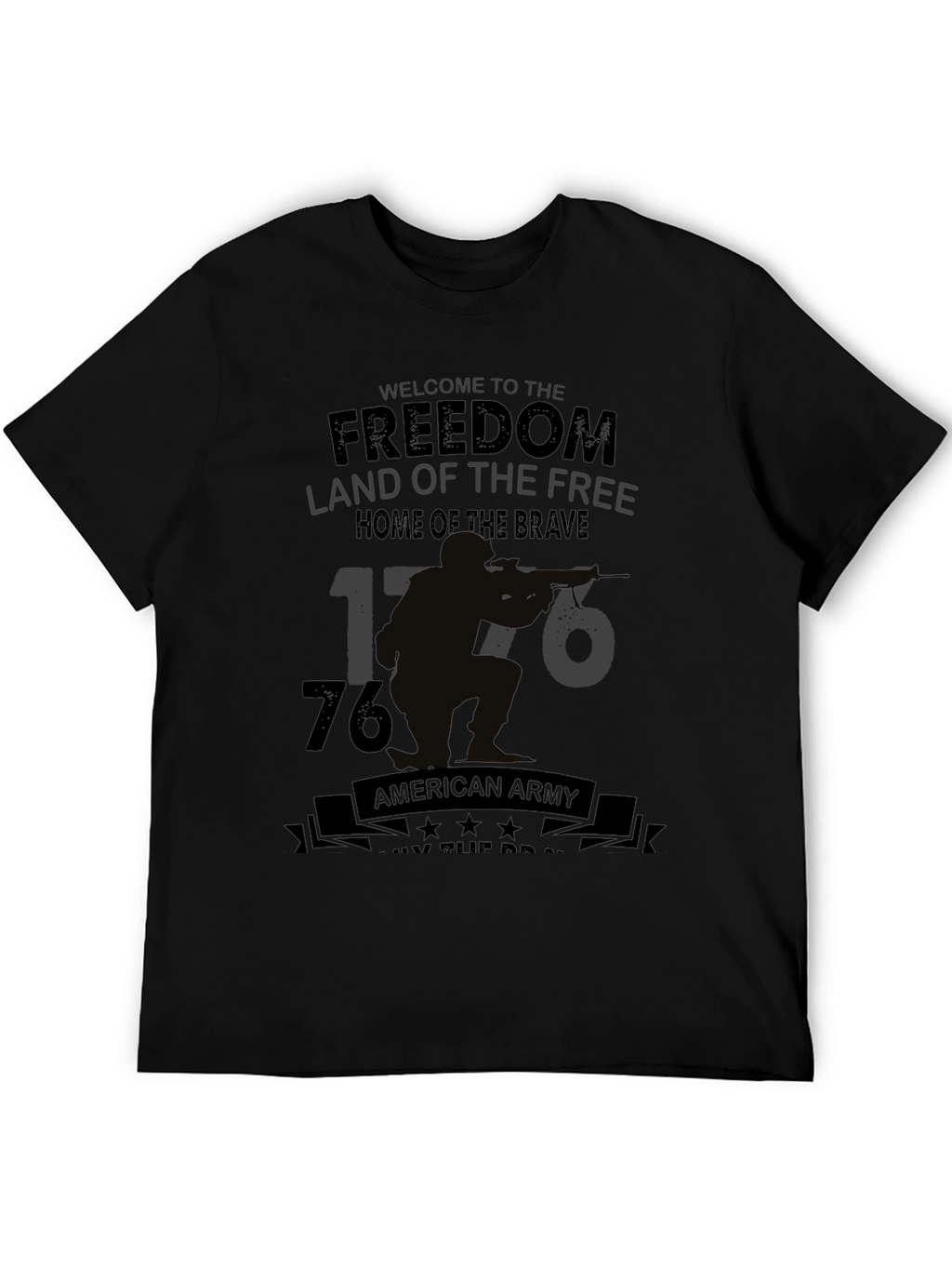 Freedom Land T-Shirt - American Army Patriotic Tee